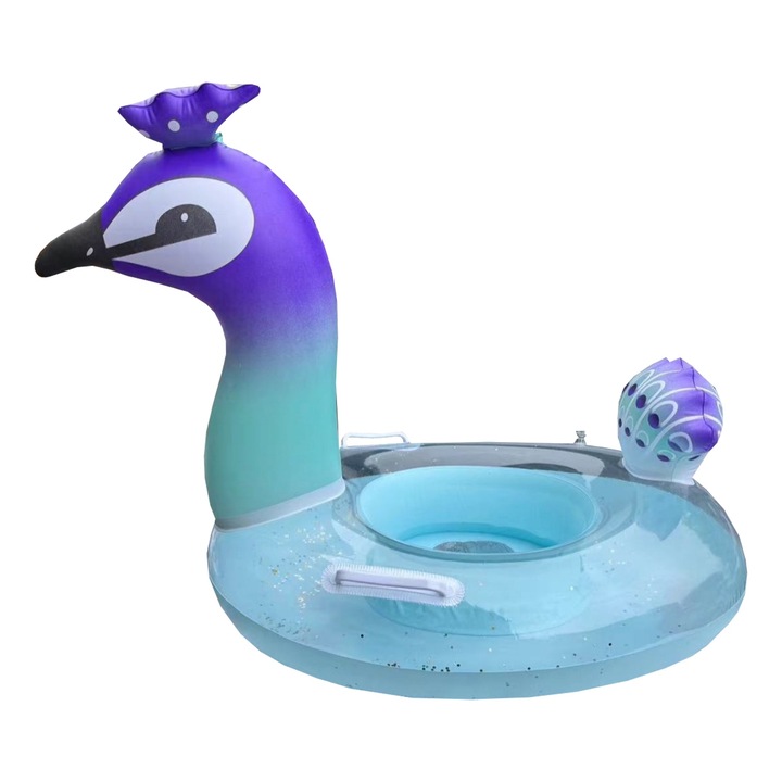 Паун детски с гащички тип паун с дръжки 56 см вътрешен диаметър син