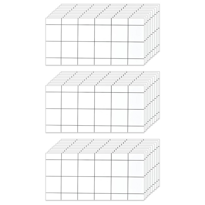 Set 30x Panouri decorative Selling Depot ®, autoadezive, imitatie marmura, grosime 2mm, dimensiuni 30x60cm, suprafata acoperita 5.4mp, Patrat Alb