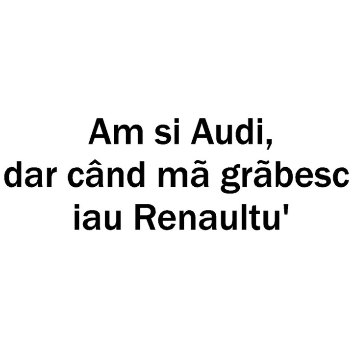Sticker decorativ auto, Audi-Renault, 20x6 cm, negru