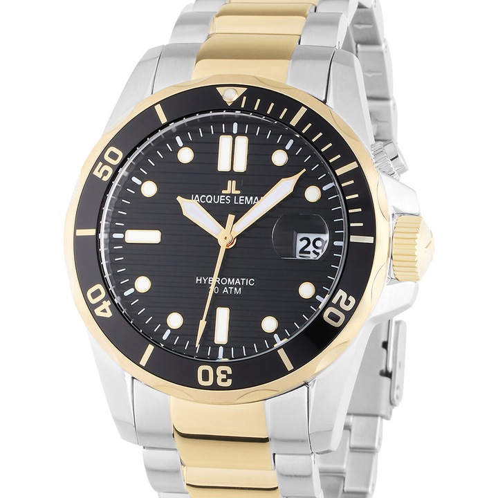Ceas barbatesc Jacques Lemans 1-2170L, Quartz, 41mm, 20ATM