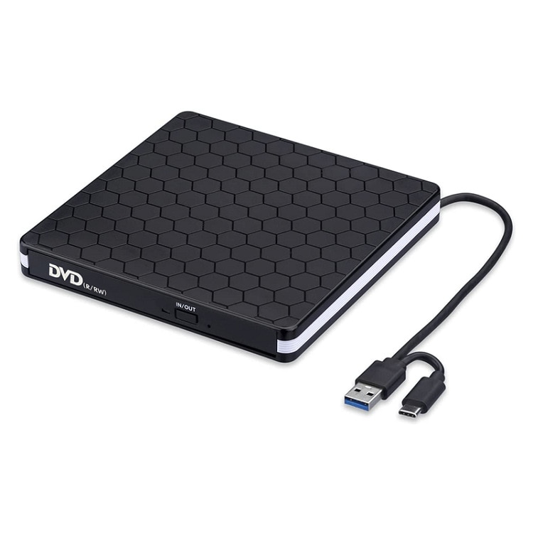 DVD writer extern, NUODWELL, USB 3.0, CD, DVD +/-, RW, SD, Cablu