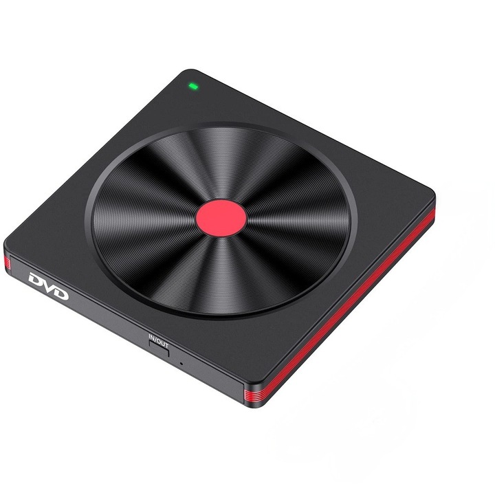 DVD Recorder, Plug and Play, Inregistrare rapida, Greutate redusa, Portabil, Reducerea zgomotului, Compatibil cu mai multe sisteme