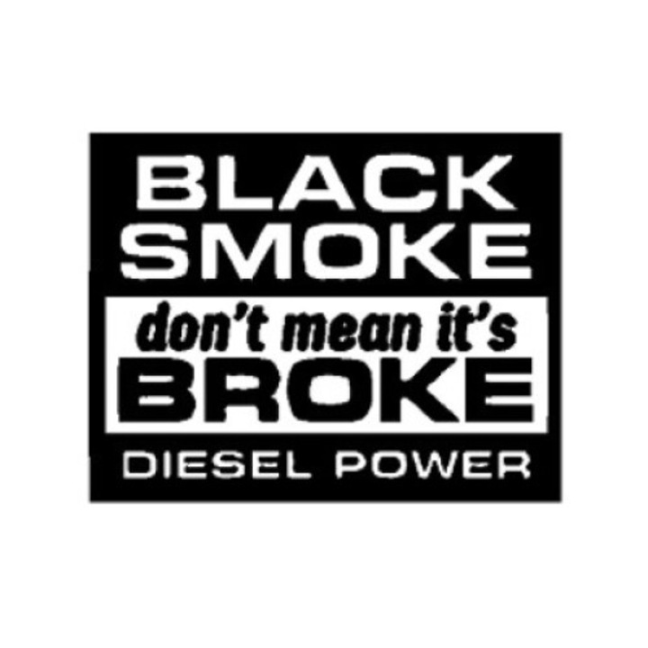 Sticker decorativ auto, Black smoke, 15x12 cm, negru