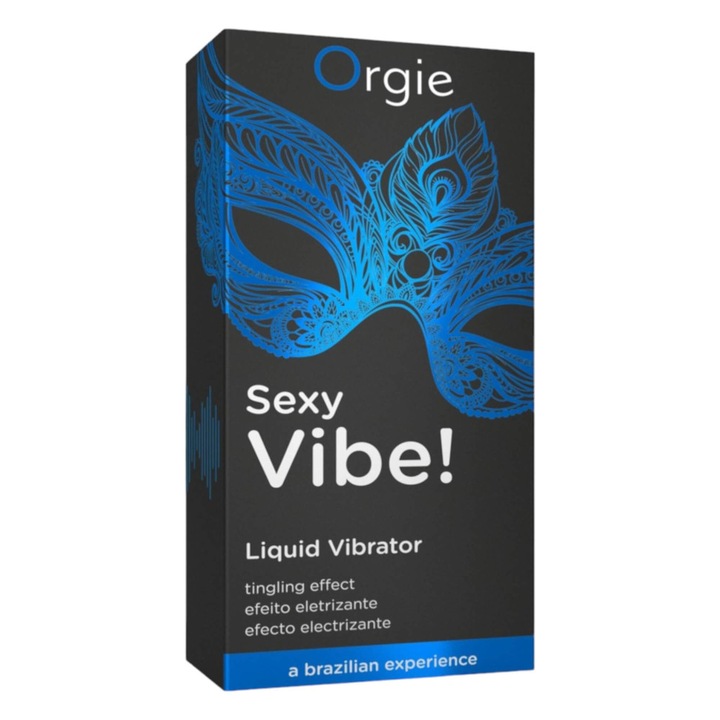 Gel stimulator cu vibratii unisex Orgie Sexy Vibe 15 ml