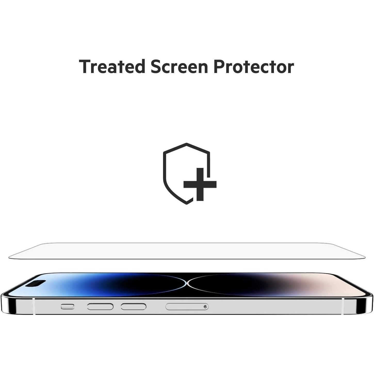 Folie de protectie din sticla securizata, Sigloo, pentru iPhone 15 ProMax