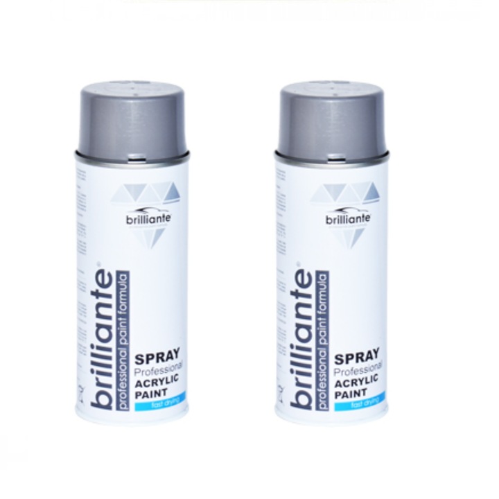 2 db Brilliante Signal Grey RAL 7004 400 ml festékszóró spray