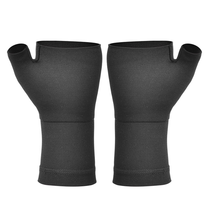 Manusi de protectie pentru incheietura mainii, AMRNUGL, poliuretan, negru, M