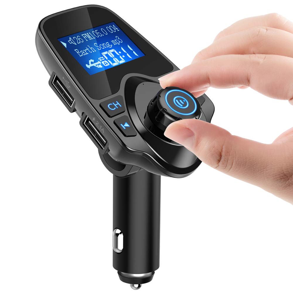 Transmitator FM auto, Cozevdnt, adaptor audio, Bluetooth, negru, 1
