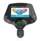 4 az 1-ben Bluetooth FM adó, TNEAYWHE, 2.0'' LCD kijelző, hangasszisztens funkció, gyors töltés, minden okostelefonhoz és audiolejátszóhoz