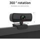 1440P webkamera mikrofonnal, 1,4 m-es USB-kábellel, kompatibilis Windows/Linux/Android rendszerrel