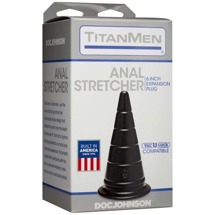 Анална тапа, Doc Johnson TitanMen Anal Stretcher, 15 см