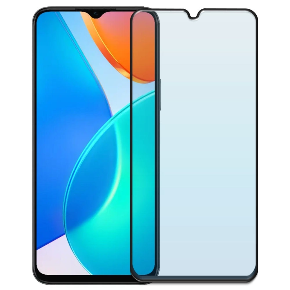 Folie din sticla securizata pentru Honor X6, HAMSTERBOX Glass Shield, Protectie completa ecran, Full face, Aplicare rapida, Case Friendly, Transparenta