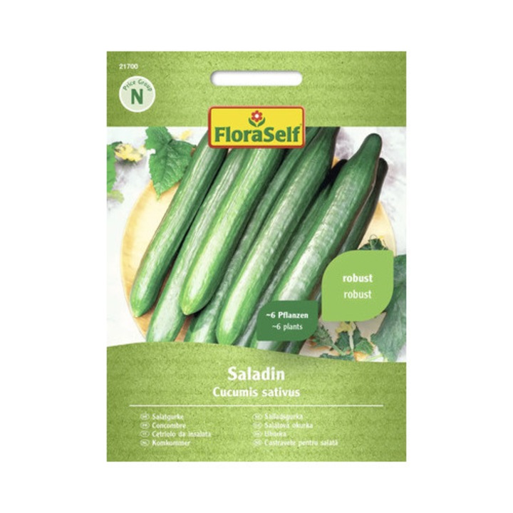 Seminte Legume Floraself Castraveti De Salata Saladin F1