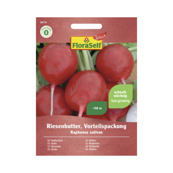 Seminte Legume Floraself Select Ridichi Pachet Avantajo