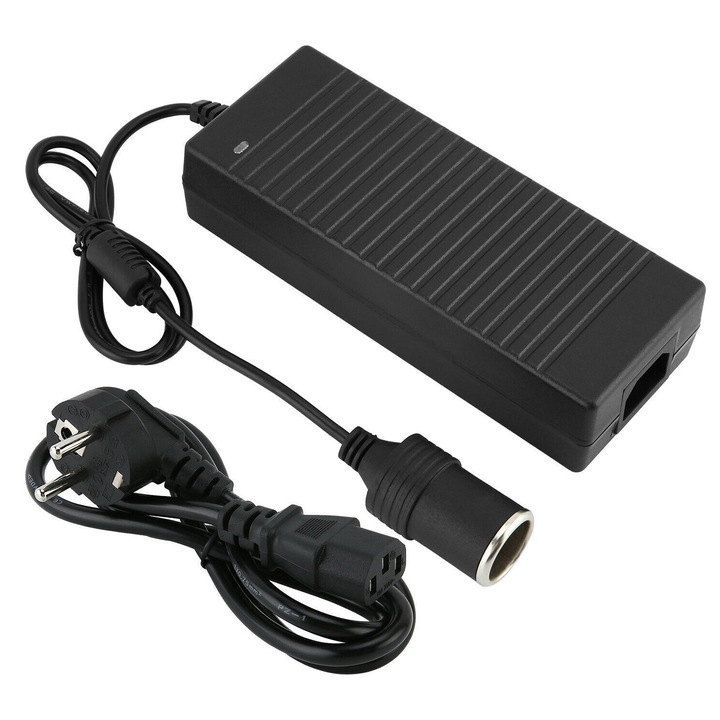 Autós aljzat adapter, Tovbmup, 230V-12V, 180W, 15A