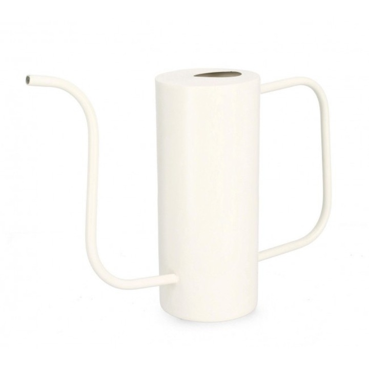 Carafa decorativa metal alb Keyra 35x9.5x26 cm