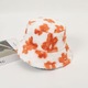 Caciula dama Jormftte, palarie tip bucket, material blana sintetica, multicolor, 56-58cm