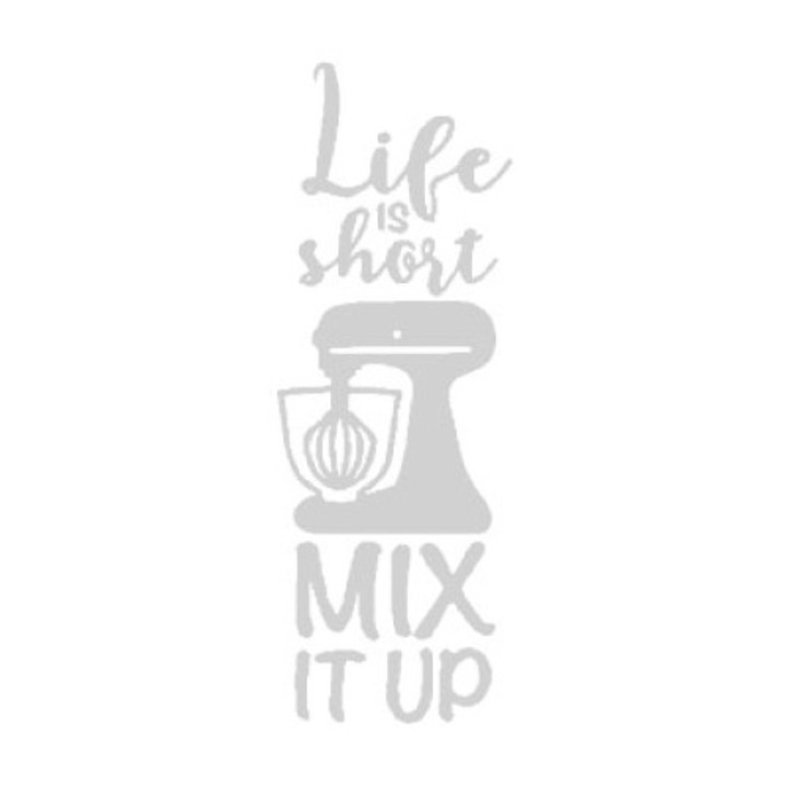 Sticker decorativ auto, Moto girl, 17x11 cm, alb