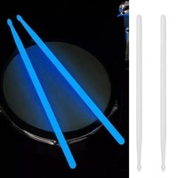 Set bete tobe luminoase BOMSTOM, nylon, albastru fluorescent, Neted si confortabil la atingere, 41.6x1.38cm