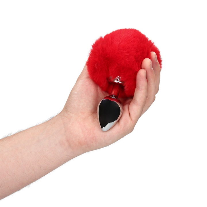 Anális dugó, Ouch! by Shots, nyuszifarokkal, piros