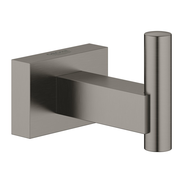 Agatatoare prosop Grohe Essentials Cube 40511AL1, fixare ascunsa, mat, grafit