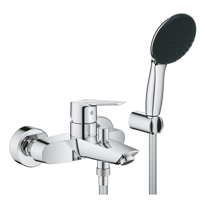 Baterie cada Grohe Start, aparenta, diverter, set de dus, crom, 25283002