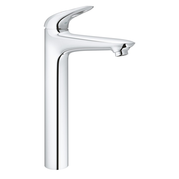 Смесител за мивка Grohe Eurostyle 23570003, 3/8'', Размер XL, Едноръкохватков, Керамичен патрон, Без изход, Хром