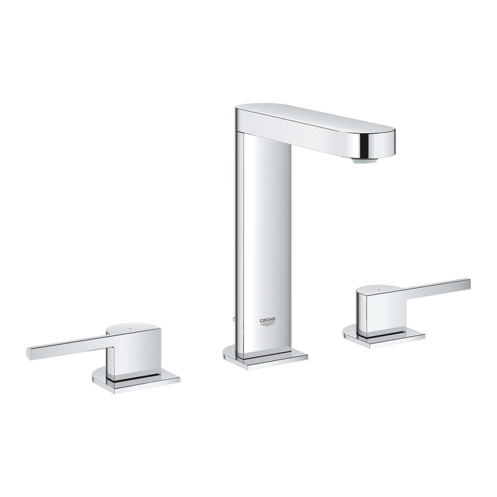 Baterie lavoar Grohe Plus 20301003, 1/2'', marimea M, dubla comanda, evacuare cu tija, crom