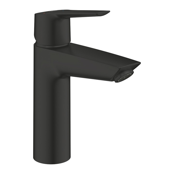 Смесител за умивалник Grohe Start, M, 192 мм, Студено стартиране, Вентил, Мат, Черен, 237462432