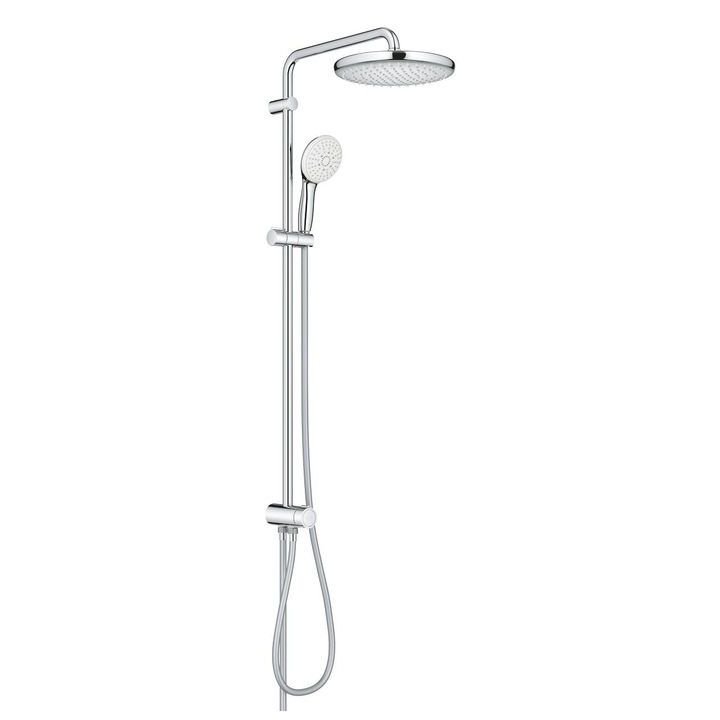 Coloana dus Grohe Tempesta 250 26675001, aparent, dus fix 250 mm, 1 functie, crom