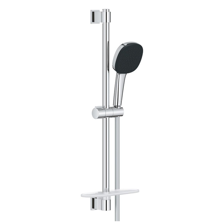 Coloana dus Grohe Vitalio Comfort 110 26929001, universala, 600 mm, 2 functii, etajera, crom