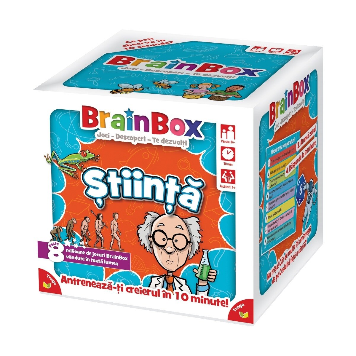 Brain Box 2094909 – Gioco Di Memoria E Quiz – Mondo Del Calcio – Per Adulti E Bambini Da 8+ Anni – 55 Carte 440 Domande - 4