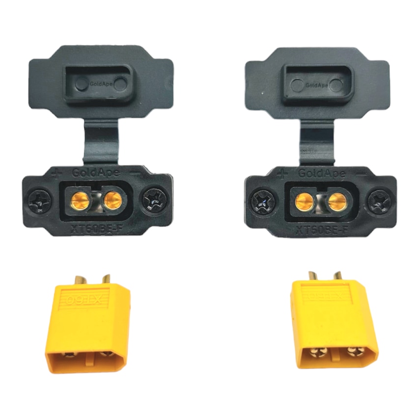 HUAZIZ Lot de 4 Connecteurs Encastrables XT60BE-F avec Capuchon en Caoutchouc + Vis étanches pour Batterie Lipo Compatible avec Toutes Les Fiches XT60 HUAZIZ Lot de 4 Connecteurs Encastrables XT60BE-F avec Capuchon en Caoutchouc + Vis étanches pour Batterie Lipo Compatible avec Toutes Les Fiches XT60