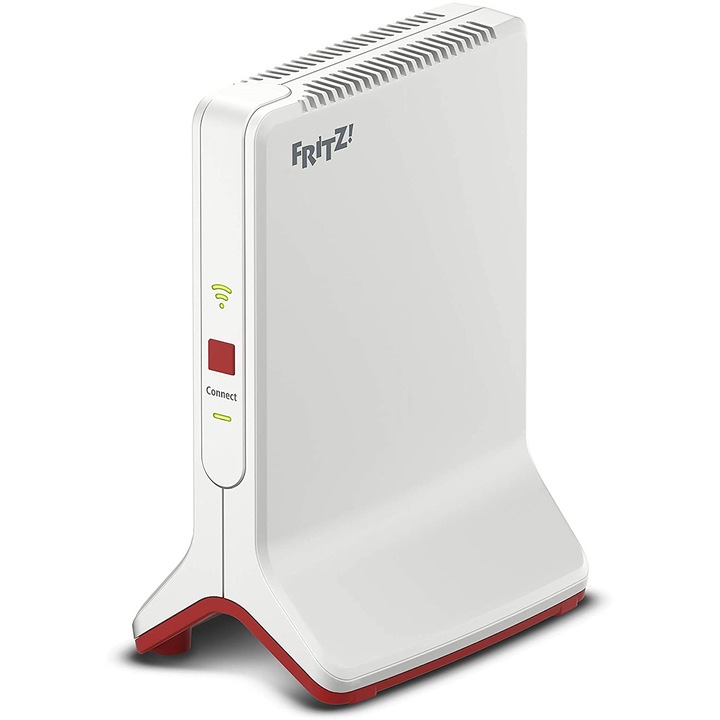 Access point AVM Fritz! 3000 AX Mesh WiFi Extender Tri Band (2.4 & 5 & 5GHz) 3000Mbps cu 2 porturi Gigabit Ethernet