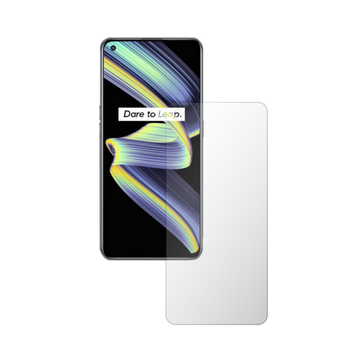Комплект от 2X iSkinz защитно фолио за екран за Realme X7 Max 5G - пълно изрязване, невидим Skinz HD, ултра-прозрачен силикон с пълно покритие, лепило и гъвкавост