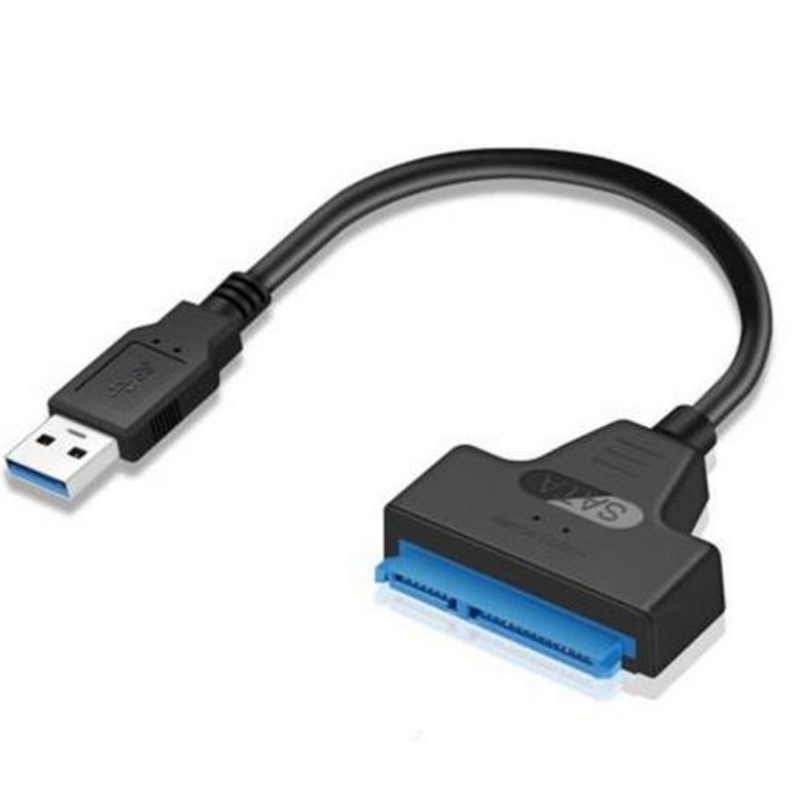 Cablu adaptor SATA3 la USB 3.0 pentru HDD/SSD 2.5", 6 Gbps, indicator LED, negru