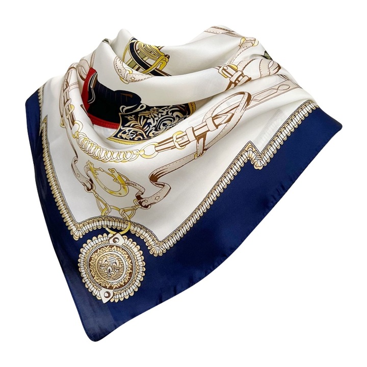 Jormftte kis négyzet alakú kendő, rejtett zöld, nőknek