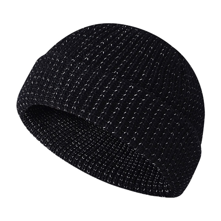 Jormftte téli sapka, fekete, uniszex, kétrétegű