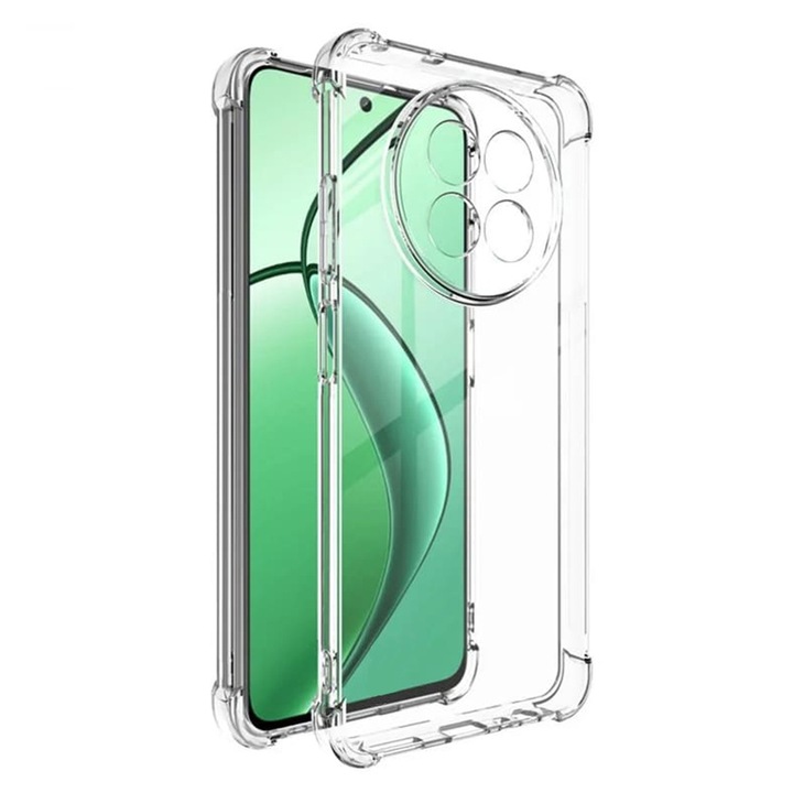 Кейс за Realme 12 - Shockproof Clear Silicone - Прозрачен