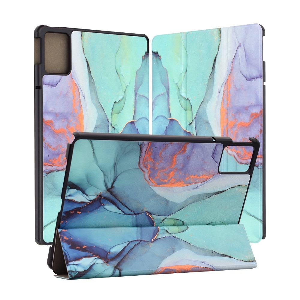 Husa compatibila cu Lenovo Tab M11, 11 inchi, Tip carte, Bounce Comando, Protectie completa, Stand, Green Time