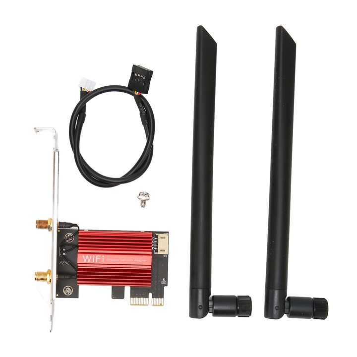 Мрежова карта Tovbmup, WIFI 6E, Bluetooth 5.3, 5374Mbps, PCIEx1