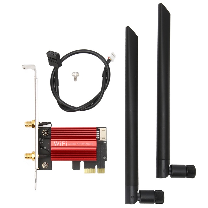 Tovbmup AX1800 Pro мрежова карта, 1800Mbps, Bluetooth 5.2, WIFI6, PCIe