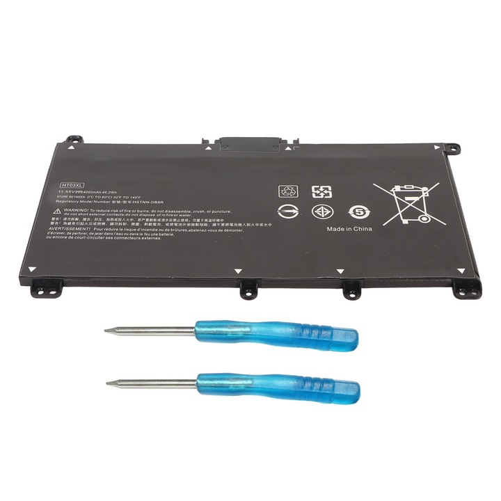 Baterie laptop Bizaical L11119 855, 46.2Wh, 4000mAh, 11.55V, pentru HP Pavilion 15 CS, set cu 1 x baterie si 2 x surubelnite