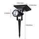 Set 4 Lampi Solare Exterioare KkvoGmle, Impermeabile, Lumina Calda