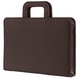 Servieta compartimentata, Beltimore, Piele ecologica, 38 x 5 x 26 cm, Maro