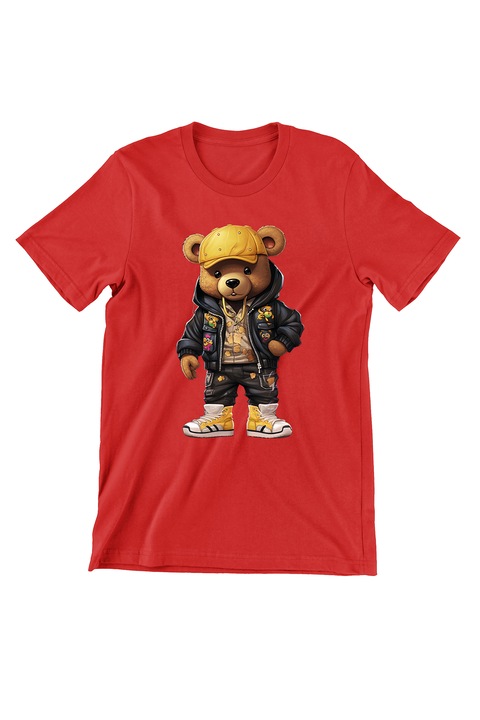 Prestige-Butique férfi póló, Urban Design Streetwear, Ursulet 23, piros, XL