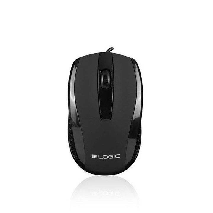 Mouse Logic Concept LM-31, optic, 1000 DPI, ergonomic, cablu lung, 100x60x35 mm