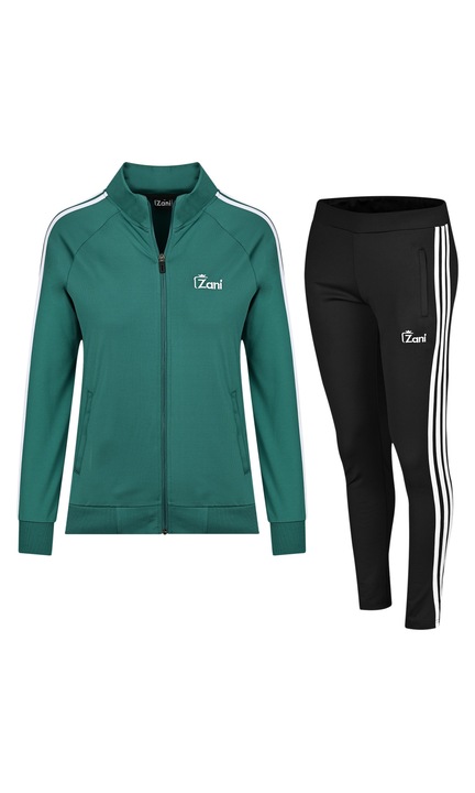 Trusă sportivă Zani pentru bărbați, Verde Brad Inchis