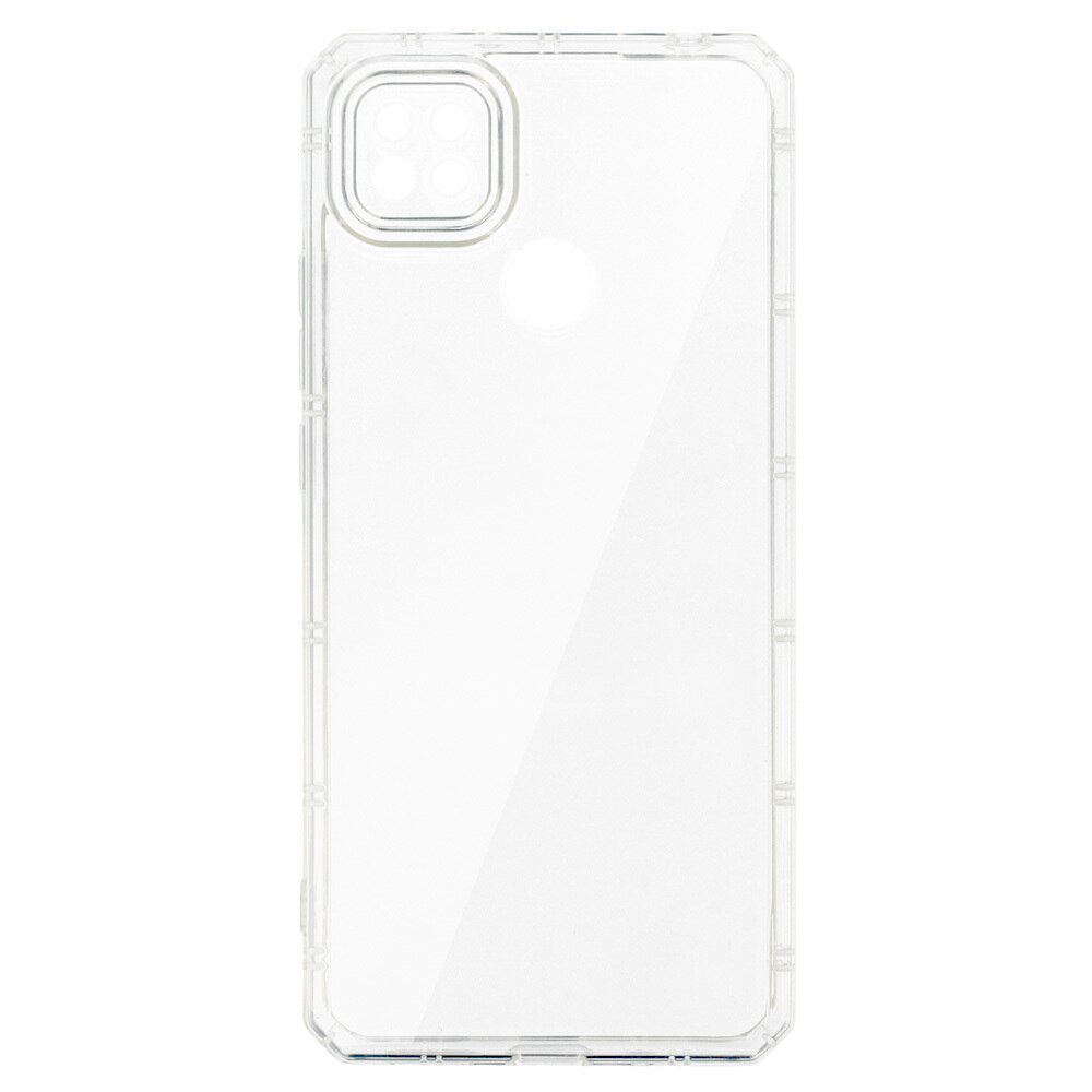 Cover SEAHAI Per Xiaomi Redmi 10A / Redmi 9C NFC - Antiurto Con Protezione Schermo Integrata - Custodia Rigida Morbida Rosso Scuro
