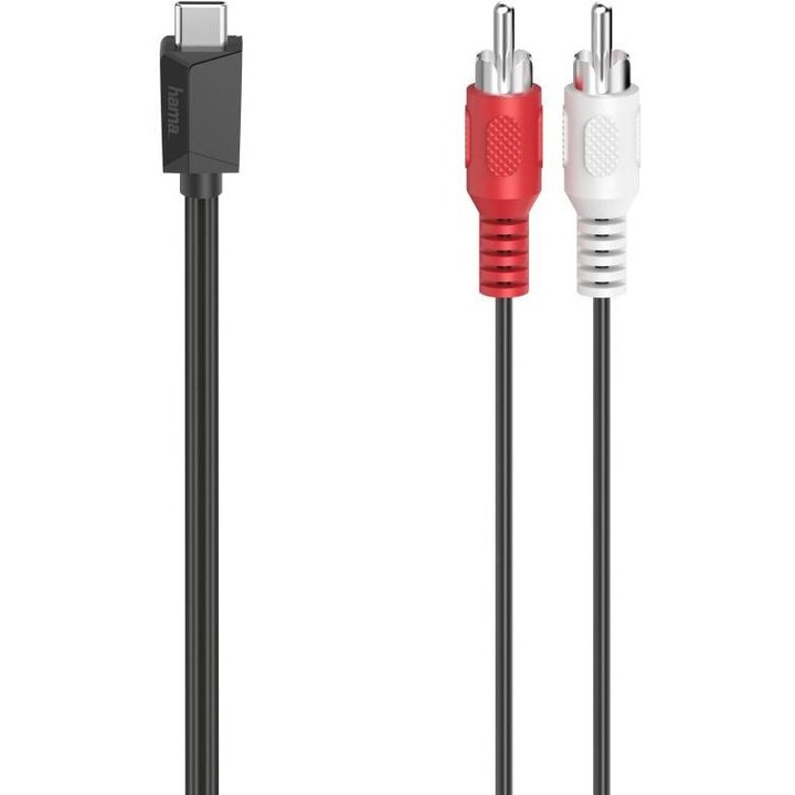 Кабел Hama USB Type-C към 2x RCA